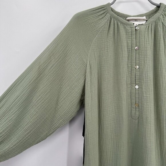 Pomander Place by Tuckernuck Green Gauze Heidi Maxi Dress sz XS NWT - Picture 2 of 7